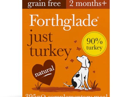 Forthglade - Just Turkey Grain free Dog Food - 395g on Sale