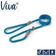 Ancol - Viva Nylon Reflective Rope Slip Lead - Blue - 120cm x 10mm (max 30kg) For Cheap