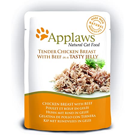 Applaws - Cat Pouch Chicken With Beef In Jelly - 70g Supply