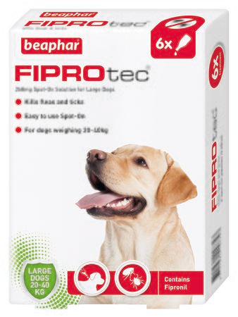 Beaphar - FIPROtec Spot On Large Dog - 6 pipettes Cheap