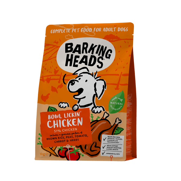 Barking Heads - Bowl Lickin  Chicken (Chicken & Rice) - 2kg Online now