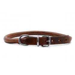 Ancol - Leather Round Collar - Chestnut - Size 4 (18 ) Sale