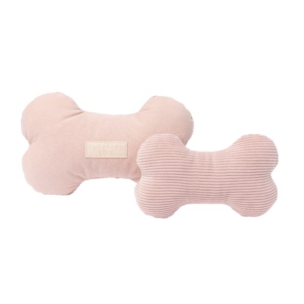 Fuzzyard Life Dog Toy Bone Soft Blush Online