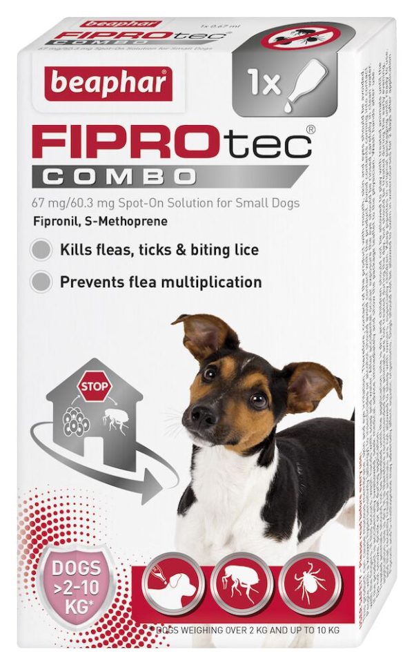 Beaphar - FIPROtec Spot On COMBO - Small (5-10kg) Dog - 1 Pip Hot on Sale