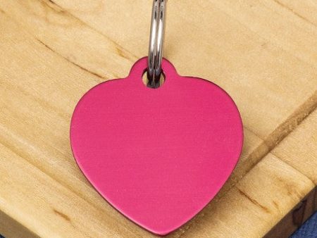 Custom Engraved Pet Tag - Small Heart Online