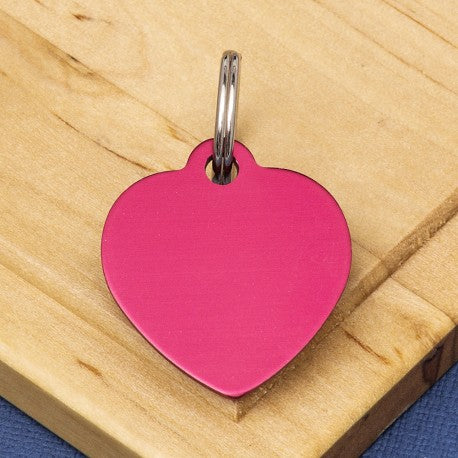 Custom Engraved Pet Tag - Small Heart Online