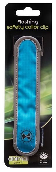 Animal Instincts - Flashing Collar Clip - Blue Hot on Sale