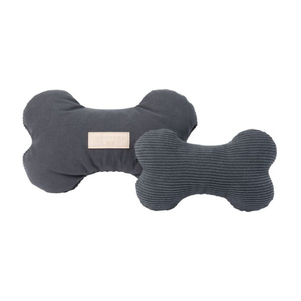 Fuzzyard Life Dog Toy Bone Slate Grey Fashion