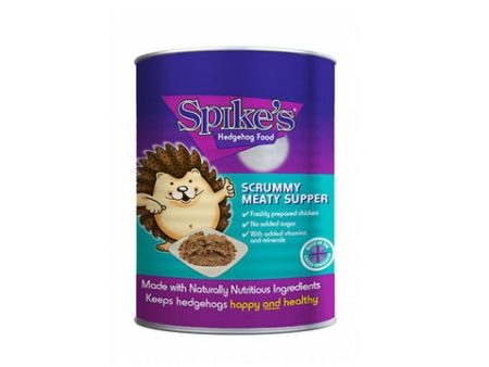 Spike s - Scrummy Meaty Supper Hedgehog Food - 395g Can Fashion