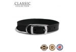 Ancol - Classic Leather Collar - Black - 12  Online