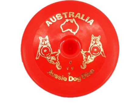 Aussie Dog Disc Red For Discount