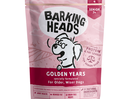 Barking Heads - Golden Years (Chicken & Salmon) - 300g Pouch Discount