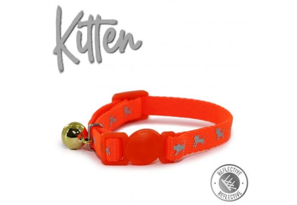 Ancol - Safety Kitten Collar - Hi-Vis Pink on Sale