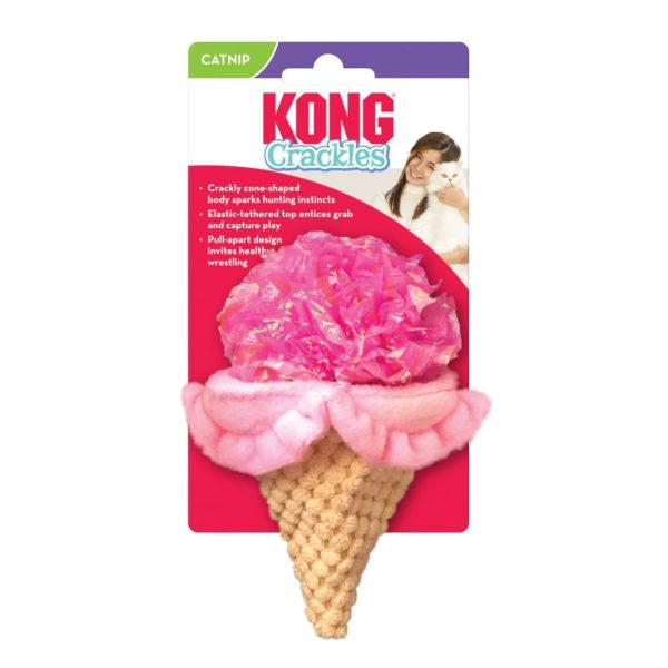 KONG Cracklez Scoopz Treat Dispensing Cat Toy For Discount