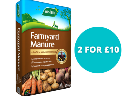 Farmyard Manure 50L -Bundle of 2 for £10 Sale