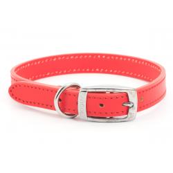 Ancol - Leather Collar - Red - (22 ) Online