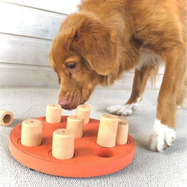 Nina Ottosson Dog Enrichment Toy Smart Composite - Orange on Sale