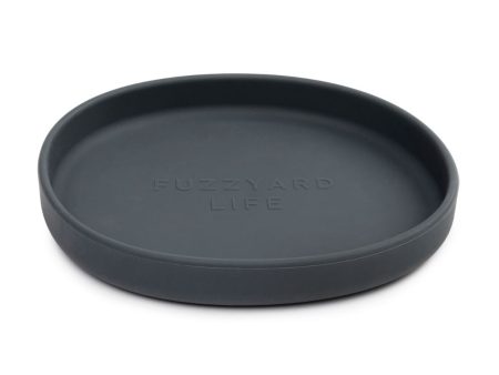 Fuzzyard Life Silicone Cat Dish Slate Grey Hot on Sale