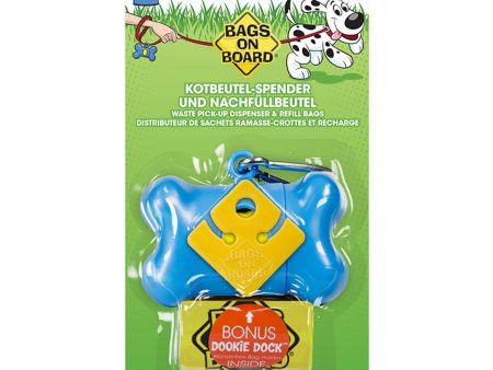 Bags On Board - Poop Bag Dispenser - Blue Bone For Cheap