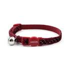 Ancol - Velvet Sparkle Safety Cat Collar - Red For Sale