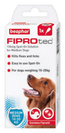 Beaphar - Fiprotec Spot On Medium Dog - 6 Pipettes Online Hot Sale