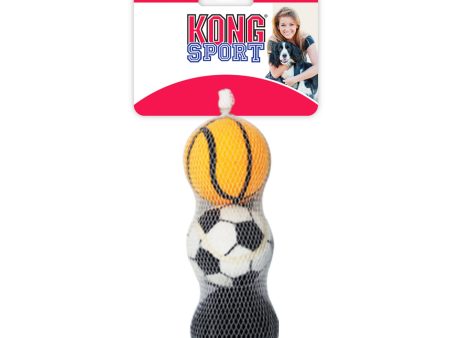 KONG Sports Balls Medium 3 Pack For Cheap