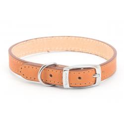 Ancol - Leather Collar - Tan - 12  For Discount