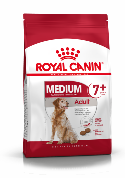 Royal Canin - Adult Dog Medium 7+ - 4kg Online now