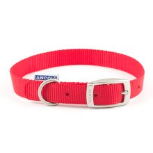 Ancol - Viva Nylon Buckle Collar - Red - Size 3 (28-36cm) on Sale