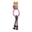 Beco - Hoop on Rope Dog Toy - Small - Pink Hot on Sale