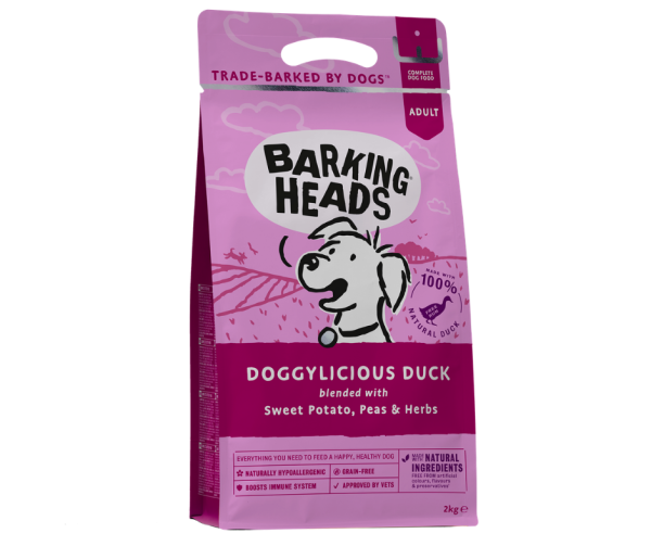 Barking Heads Doggylicious Duck 2KG Fashion