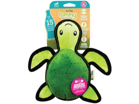 Beco Pets Recycled Plastic Rough and Tough Turtle Eco Dog Toy Online now