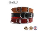 Ancol - Classic Leather Collar - Tan - Size 2 (14 ) Sale