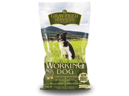 WORKING DOG MOIST MUESLI 15KG GRAYS For Sale