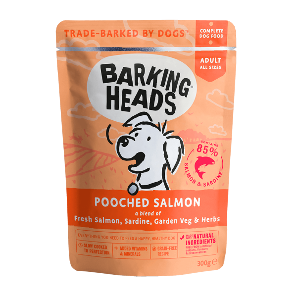 Barking Heads - Pooched Salmon - Wet Dog Food Pouch - 300g (Single Pouch) Online Sale