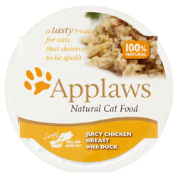 Applaws - Cat Pot Juicy Chicken Breast With Duck - 60g For Discount