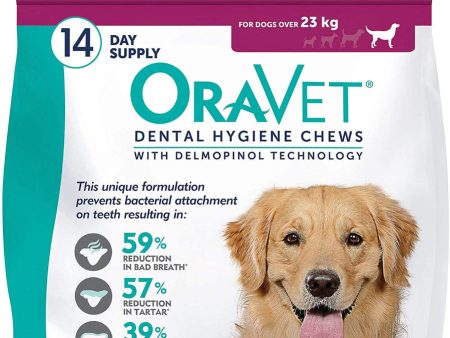 OraVet Dental Hygiene Chews for Dogs Large 14 Count Day Supply Online