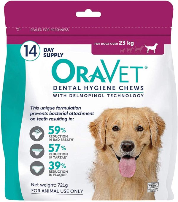 OraVet Dental Hygiene Chews for Dogs Large 14 Count Day Supply Online