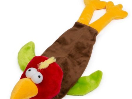 Animate - Turkey Squeaky Flat Dog Toy - 40cm Supply