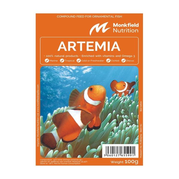 Artemia - Frozen Fish Food - 30 PCE For Sale