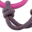 Beco - Hoop on Rope Dog Toy - Small - Pink Hot on Sale