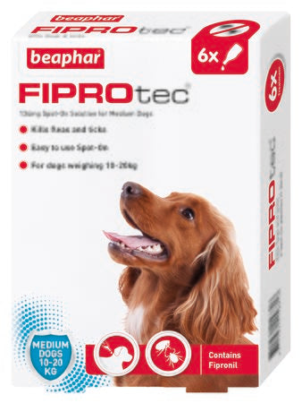 Beaphar - Fiprotec Spot-On Medium Dog - 4 Pipette For Sale