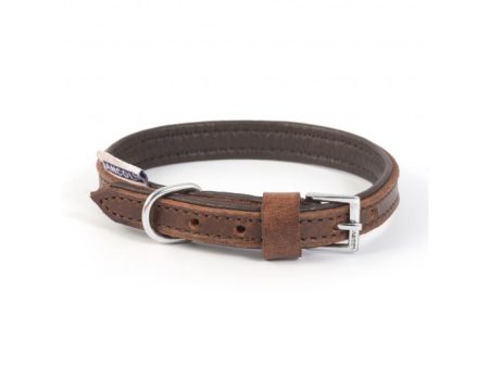 Ancol - Vintage Padded Collar - Chestnut - 70cm 28  Hot on Sale