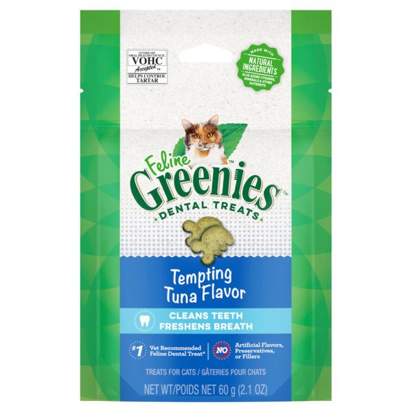 Greenies Dental Cat Treat Tempting Tuna 60g Discount