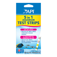 API - 5 in 1 Aquarium Test Strips - 4pk Online Hot Sale