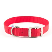 Ancol - Viva Nylon Buckle Collar - Red - Size 5 (39-48cm) For Discount