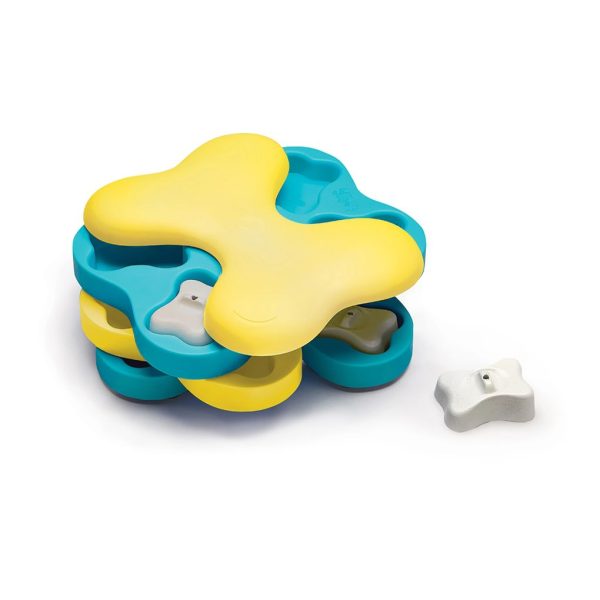 Nina Ottosson Tornado Dog Enrichment Puzzle Toy - Blue Online now