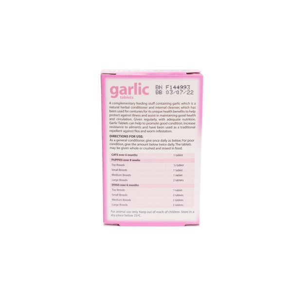 Johnsons  - Garlic Tablets - 40pack Supply