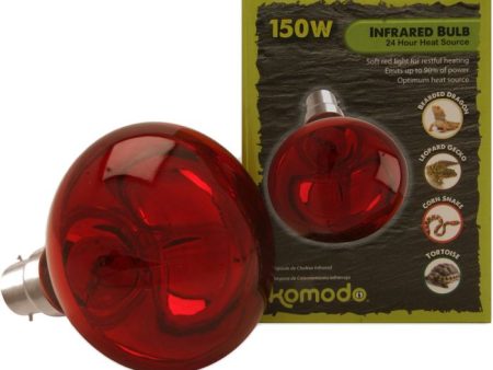 Komodo - Infrared Spot - BC Bulb - 150W For Discount