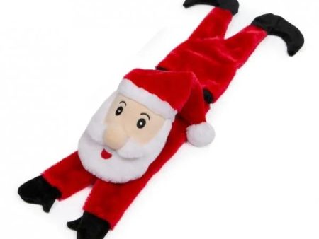 Animate - Father Christmas Squeaky Flat Toy - 60cm For Discount